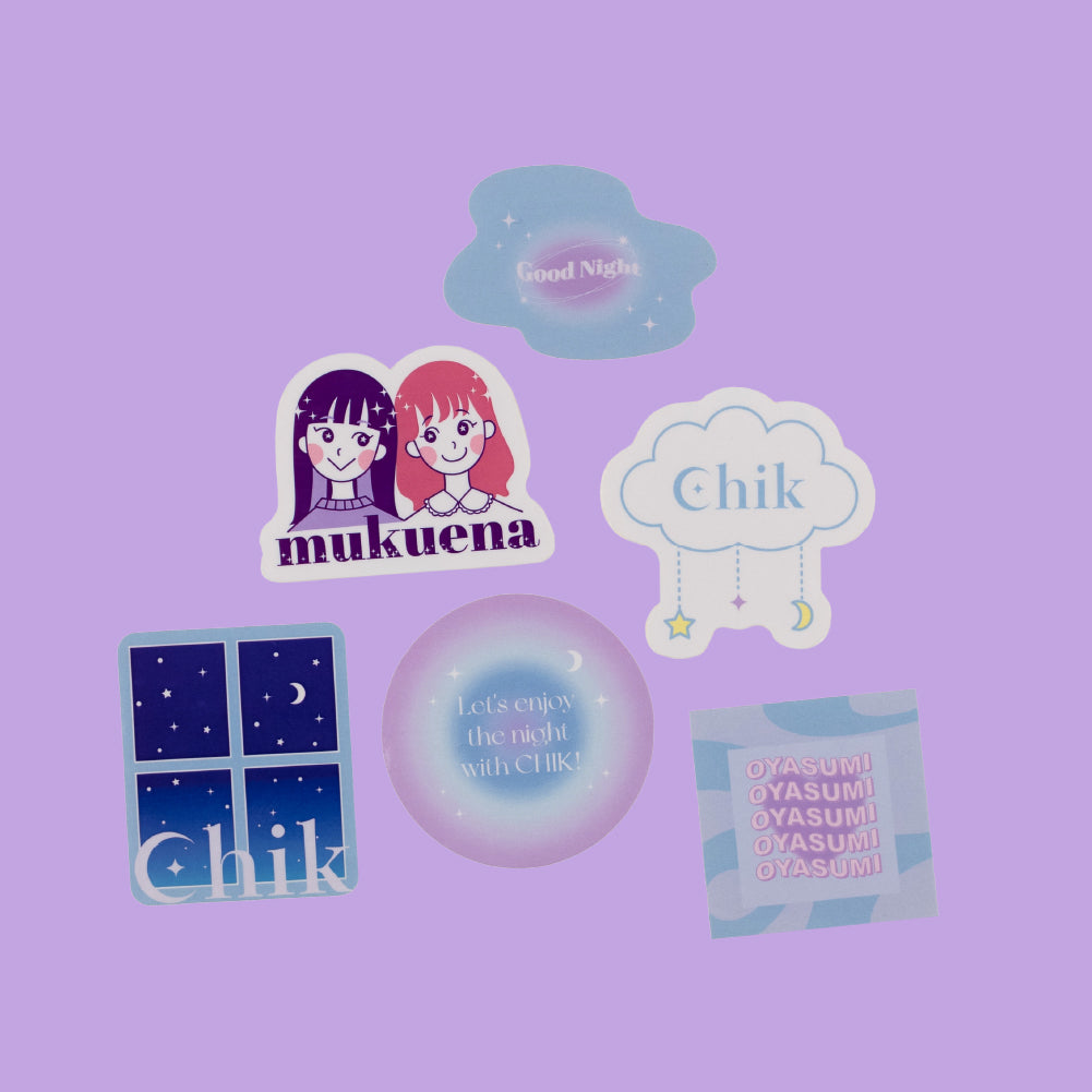 むくえな　chik グッズ　むく推し　おまけあり Chik sticker set – むくえなちっく。